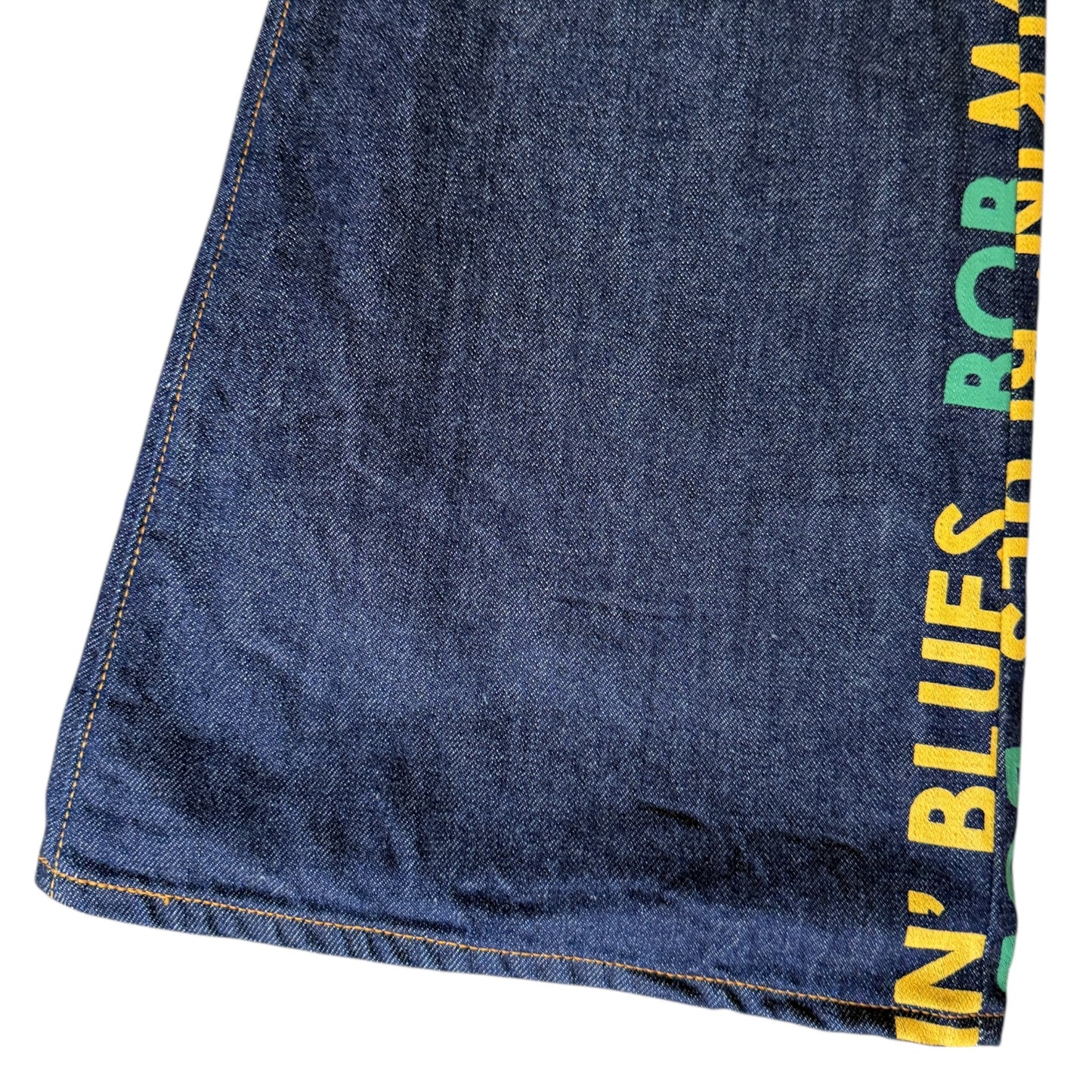 Kapital 14oz Denim Marley Talkin' Blues Apron Skouser Pants