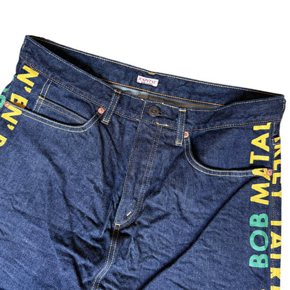 Kapital 14oz Denim Marley Talkin' Blues Apron Skouser Pants