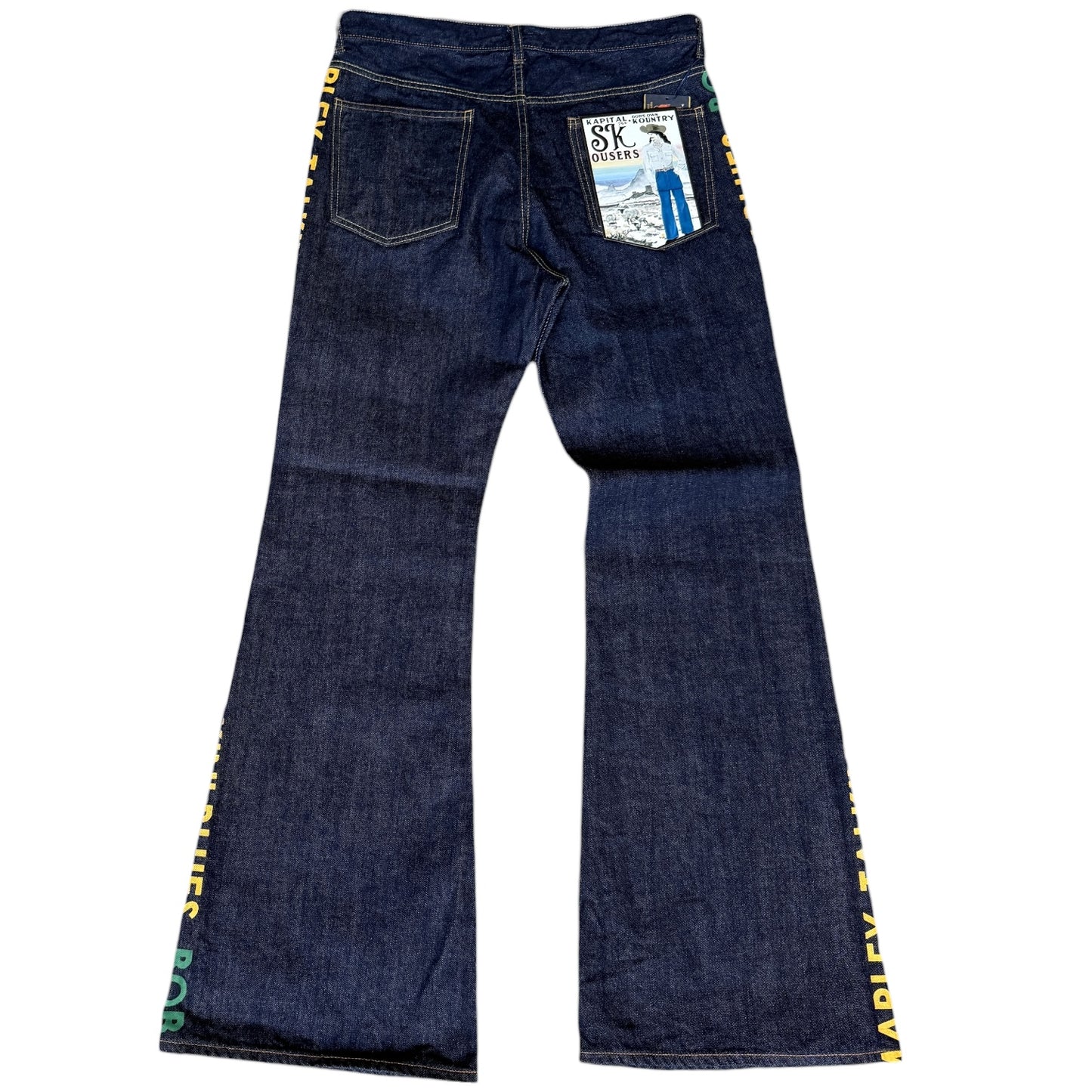 Kapital 14oz Denim Marley Talkin' Blues Apron Skouser Pants