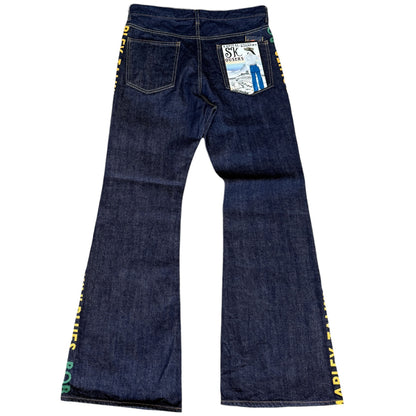 Kapital 14oz Denim Marley Talkin' Blues Apron Skouser Pants
