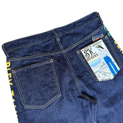 Kapital 14oz Denim Marley Talkin' Blues Apron Skouser Pants