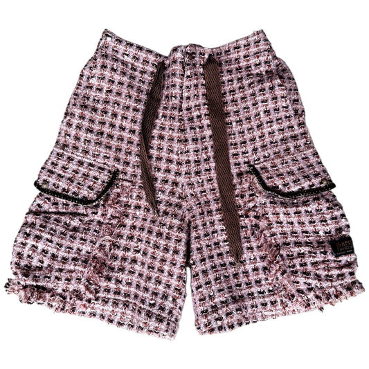 Kapital Fancy Tweed Easy Shorts Pink