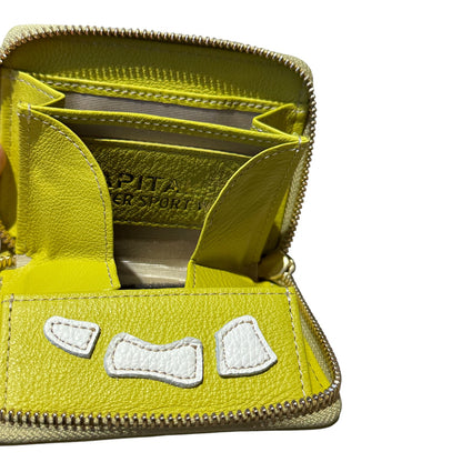 Kapital Thumbs Up Bone Hand Mini Zip Coin Wallet