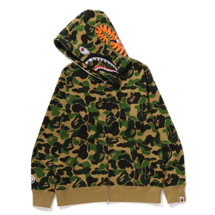 BAPE ABC CAMO CRYSTAL STONE SHARK FULL ZIP HOODIE