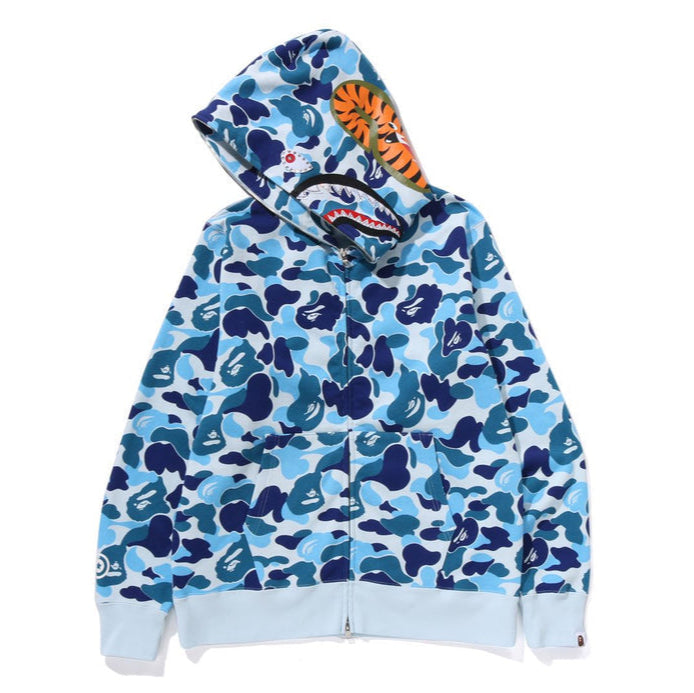 BAPE ABC CAMO CRYSTAL STONE SHARK FULL ZIP HOODIE