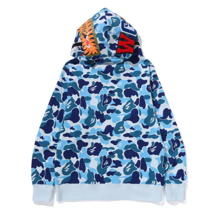 BAPE ABC CAMO CRYSTAL STONE SHARK FULL ZIP HOODIE