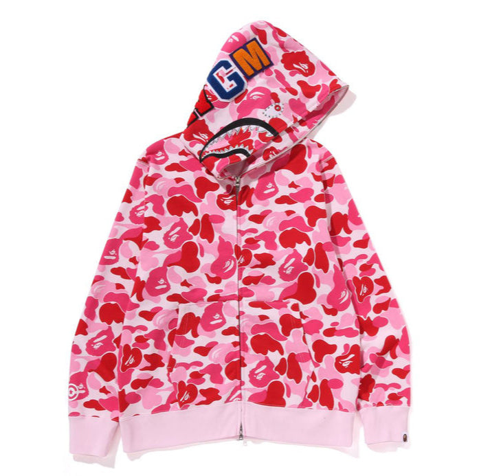 BAPE ABC CAMO CRYSTAL STONE SHARK FULL ZIP HOODIE