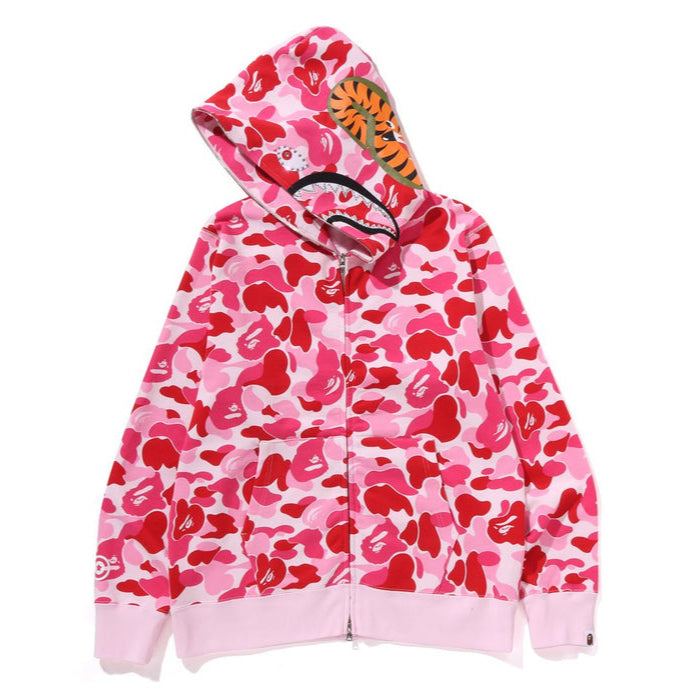 BAPE ABC CAMO CRYSTAL STONE SHARK FULL ZIP HOODIE