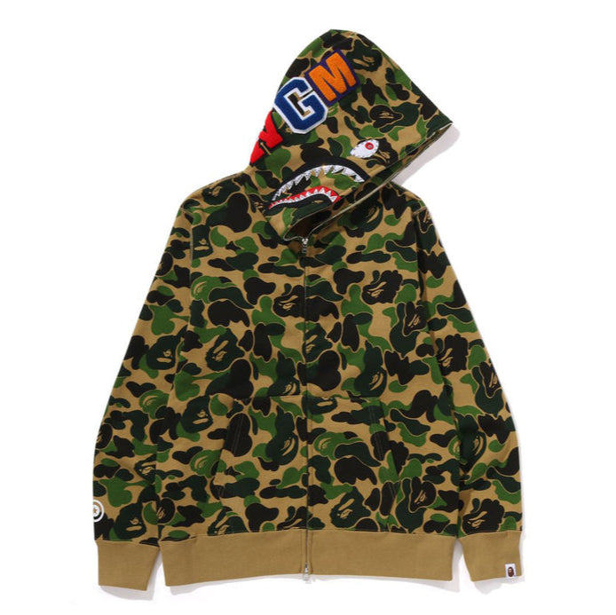 BAPE ABC CAMO CRYSTAL STONE SHARK FULL ZIP HOODIE