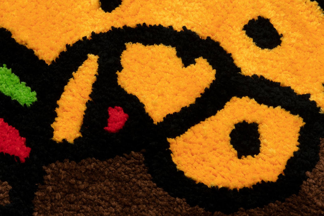 BAPE BABY MILO HAMBURGER RUG