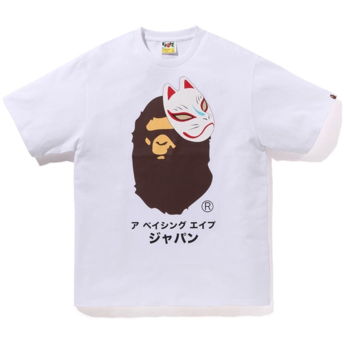 BAPE JAPANESE FOX MASK TEE
