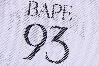 BAPE LINE CAMO MULTI LOGO RELAXED FIT FOOTBALL JERSEY