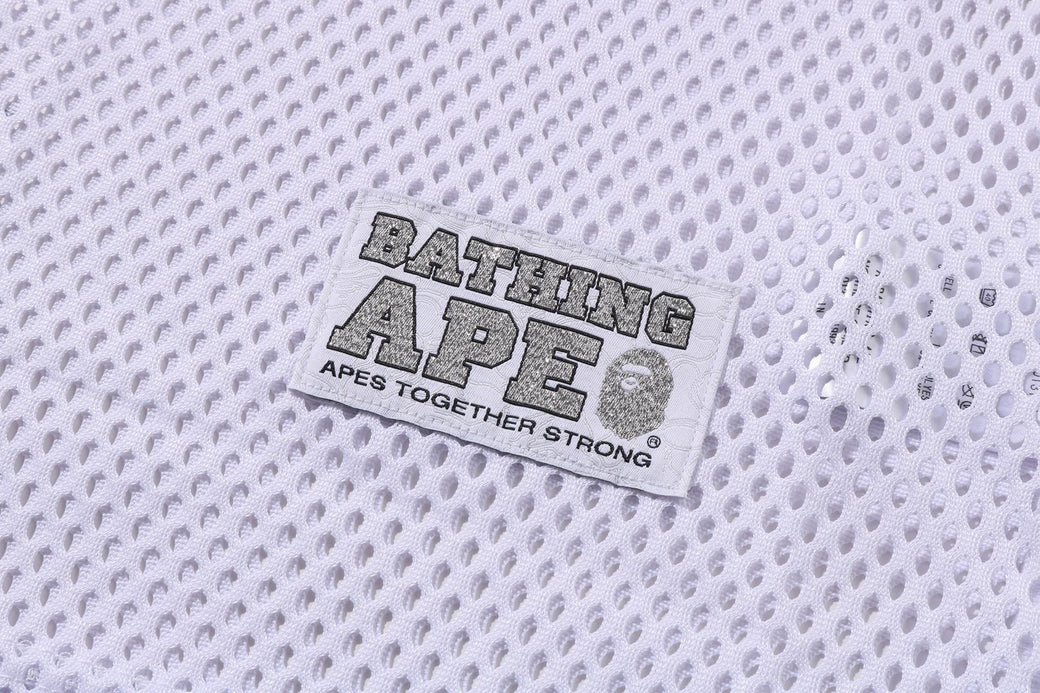 BAPE LINE CAMO MULTI LOGO RELAXED FIT FOOTBALL JERSEY