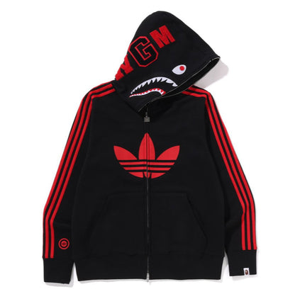 BAPE X ADIDAS SHARK FULL ZIP HOODIE