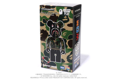 BAPE X TRANSFORMERS X BE@RBRICK ABC CAMO SHARK CONVOY 400%