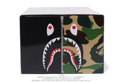 BAPE X TRANSFORMERS X BE@RBRICK ABC CAMO SHARK CONVOY 400%