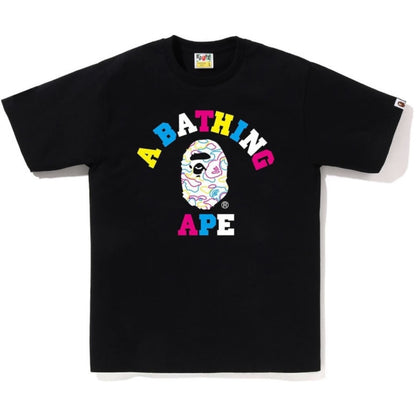 BAPE NEON CAMO COLLEGE TEE