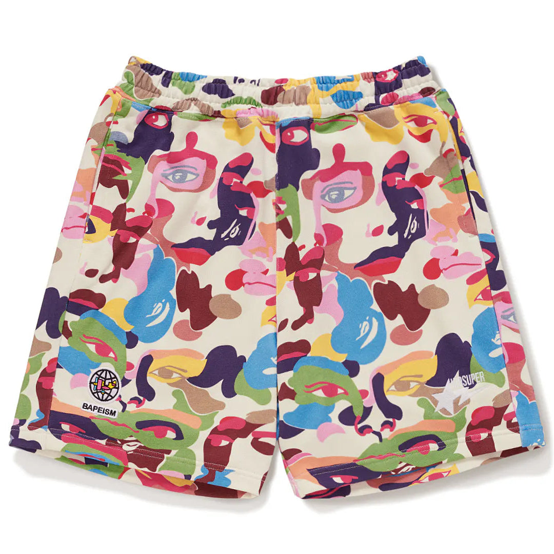 BAPE X KIDSUPER CAMO SWEAT SHORTS