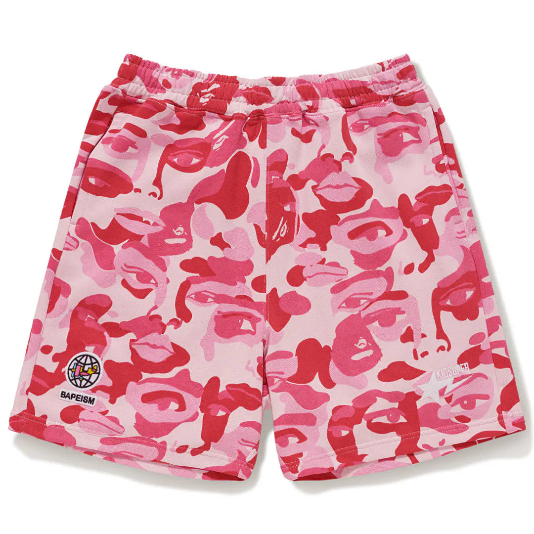 BAPE X KIDSUPER CAMO SWEAT SHORTS
