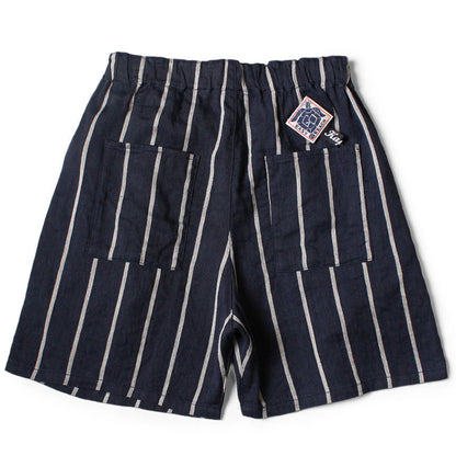 Kapital Linen Phillies Stripe Easy Beach Go Shorts