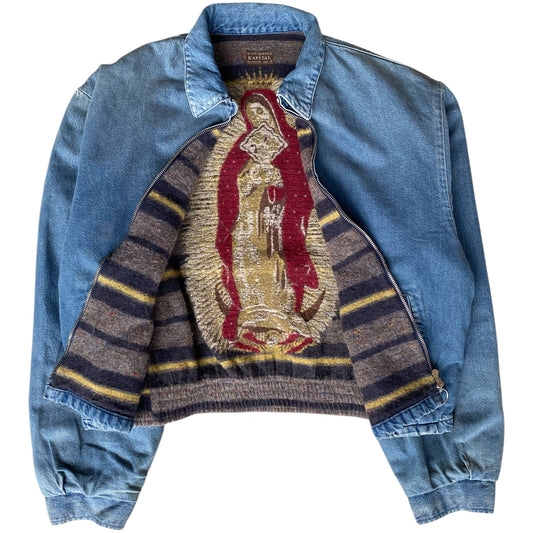 Kapital 11.5oz Denim Lined Drizzler Jacket (Virgin Maria)