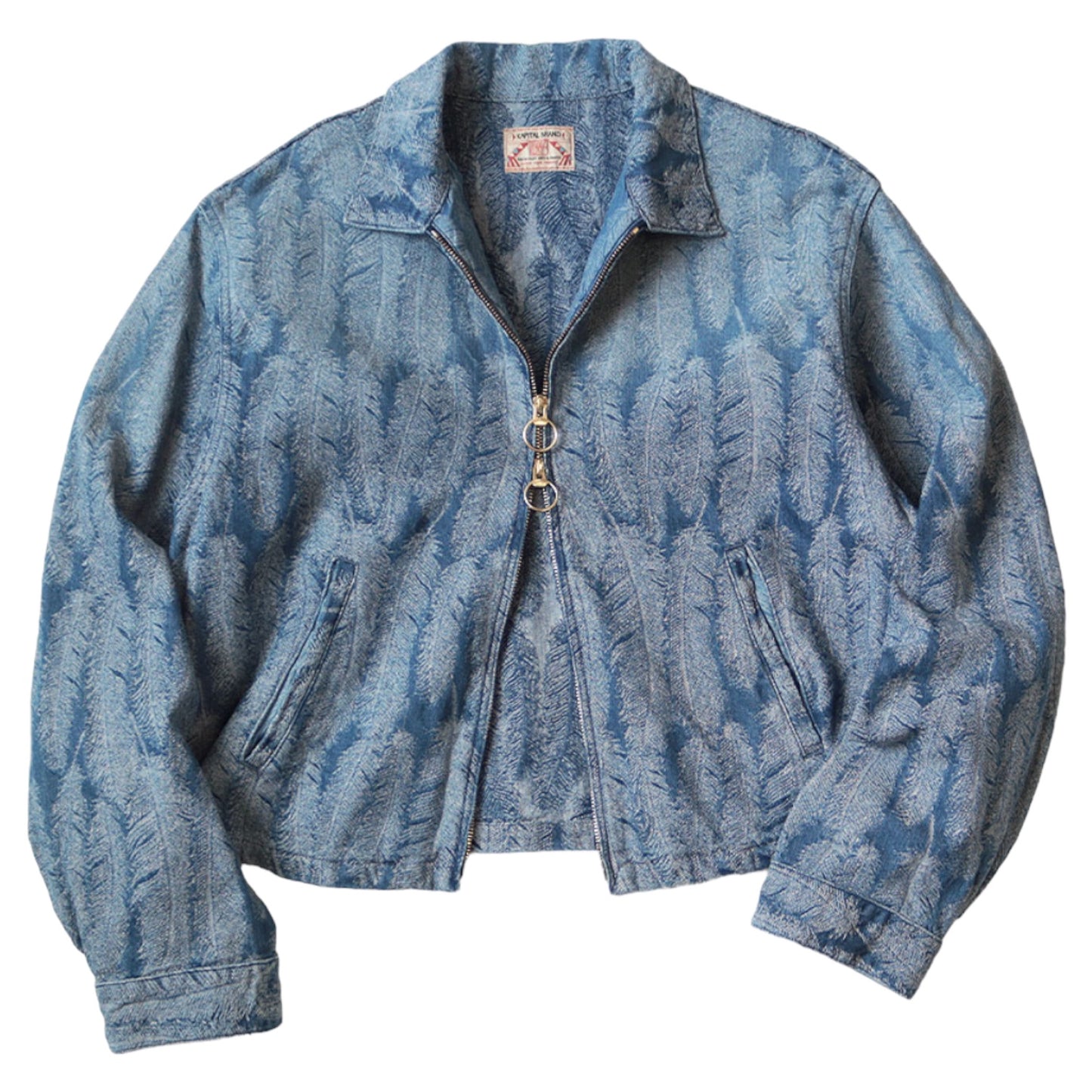 Kapital 12oz Magpie Feather Denim Drizzler Jacket
