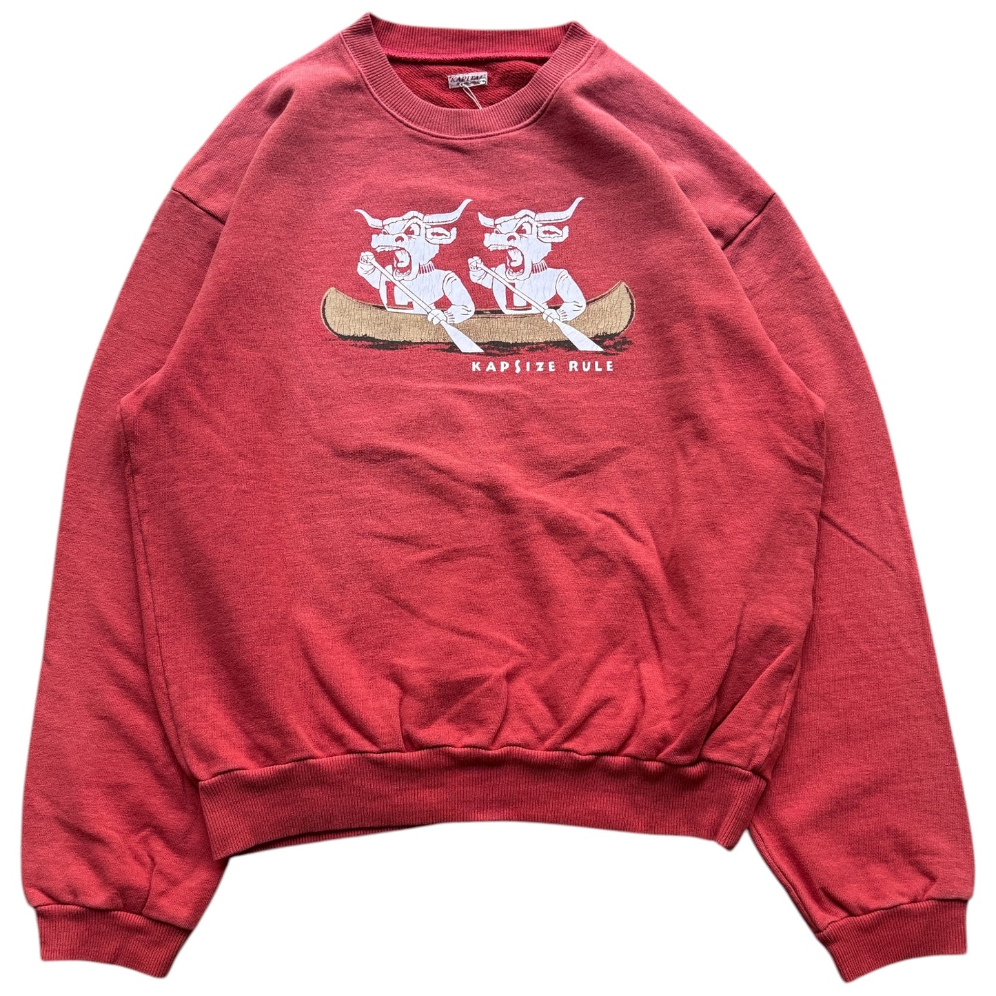 Kapital Fleece Crew Sweatshirt (`L` Longhorn Print)