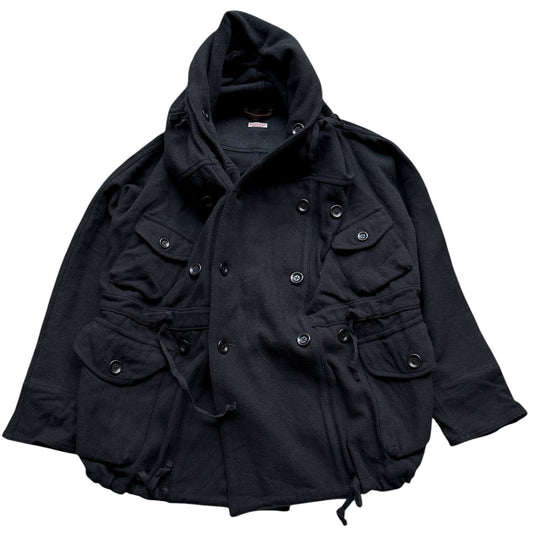 Kapital Vintage Melton Wool Ring Coat Khaki