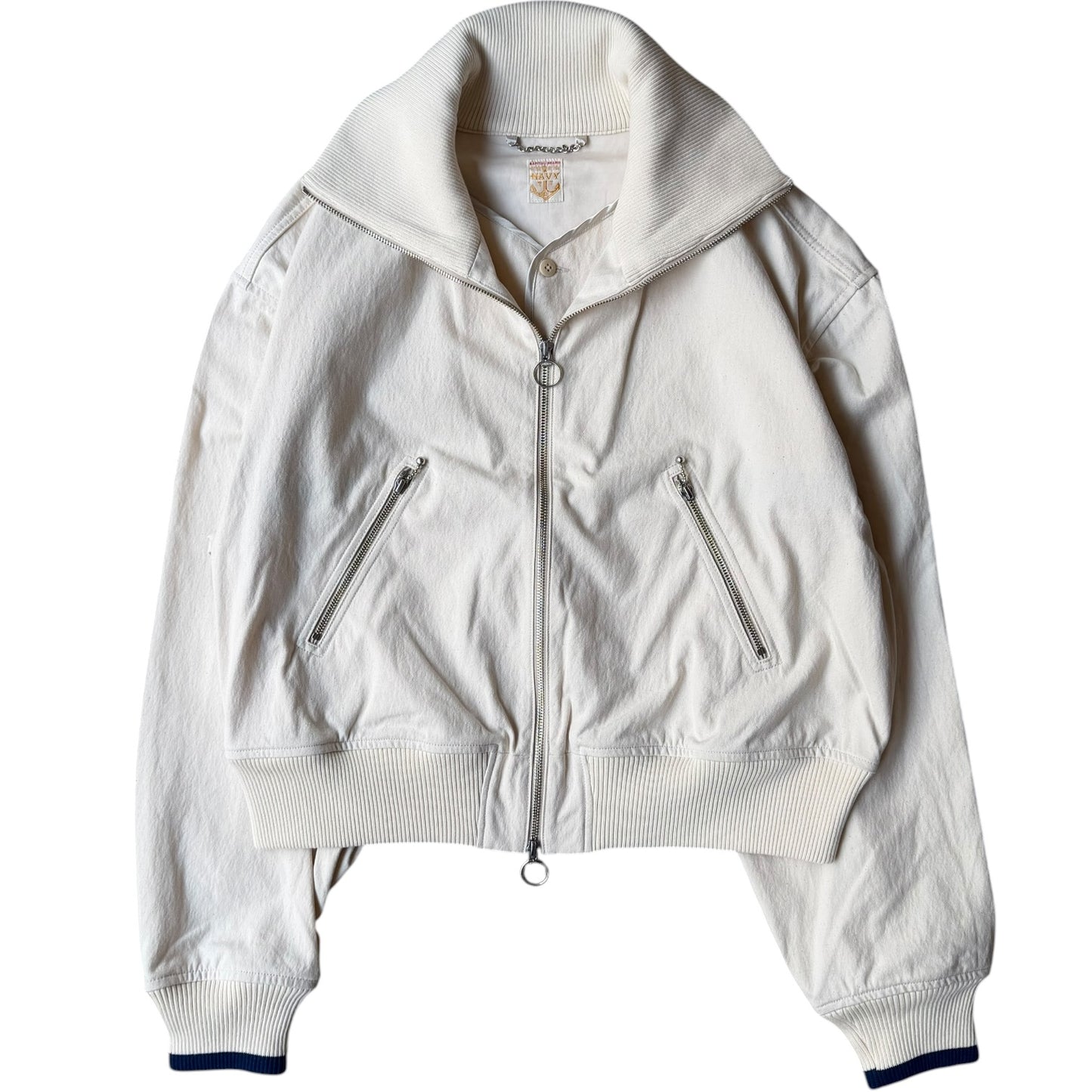Kapital Water Repellent Light Canvas Zip Beacon Blouson