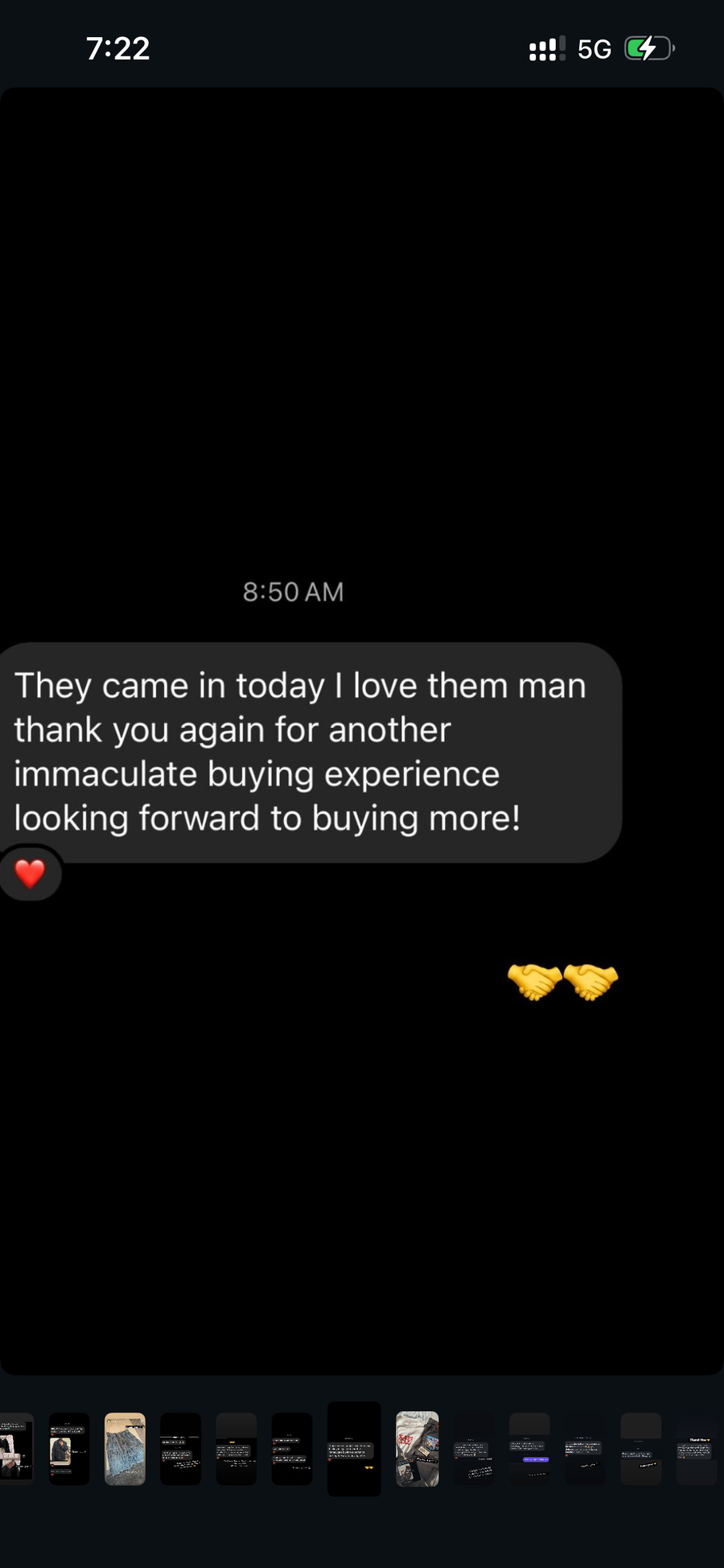 Instagram DM screenshot