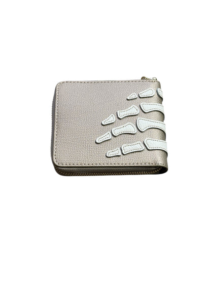 Kapital Thumbs Up Bone Hand Zip Wallet