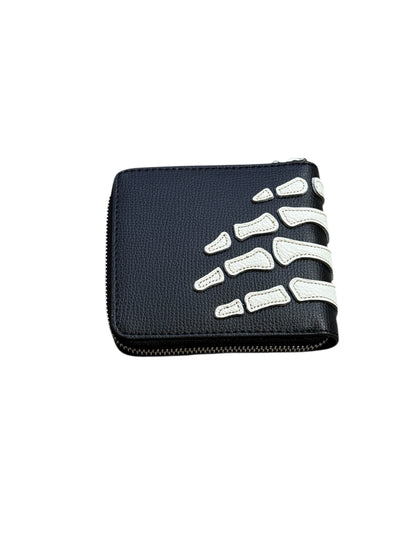 Kapital Thumbs Up Bone Hand Zip Wallet