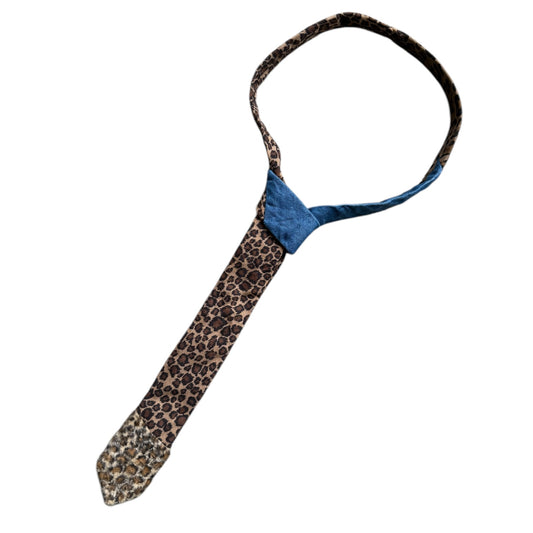 Kapital KOUNTRY Gauze Leopard Cross Patch Warp Necktie