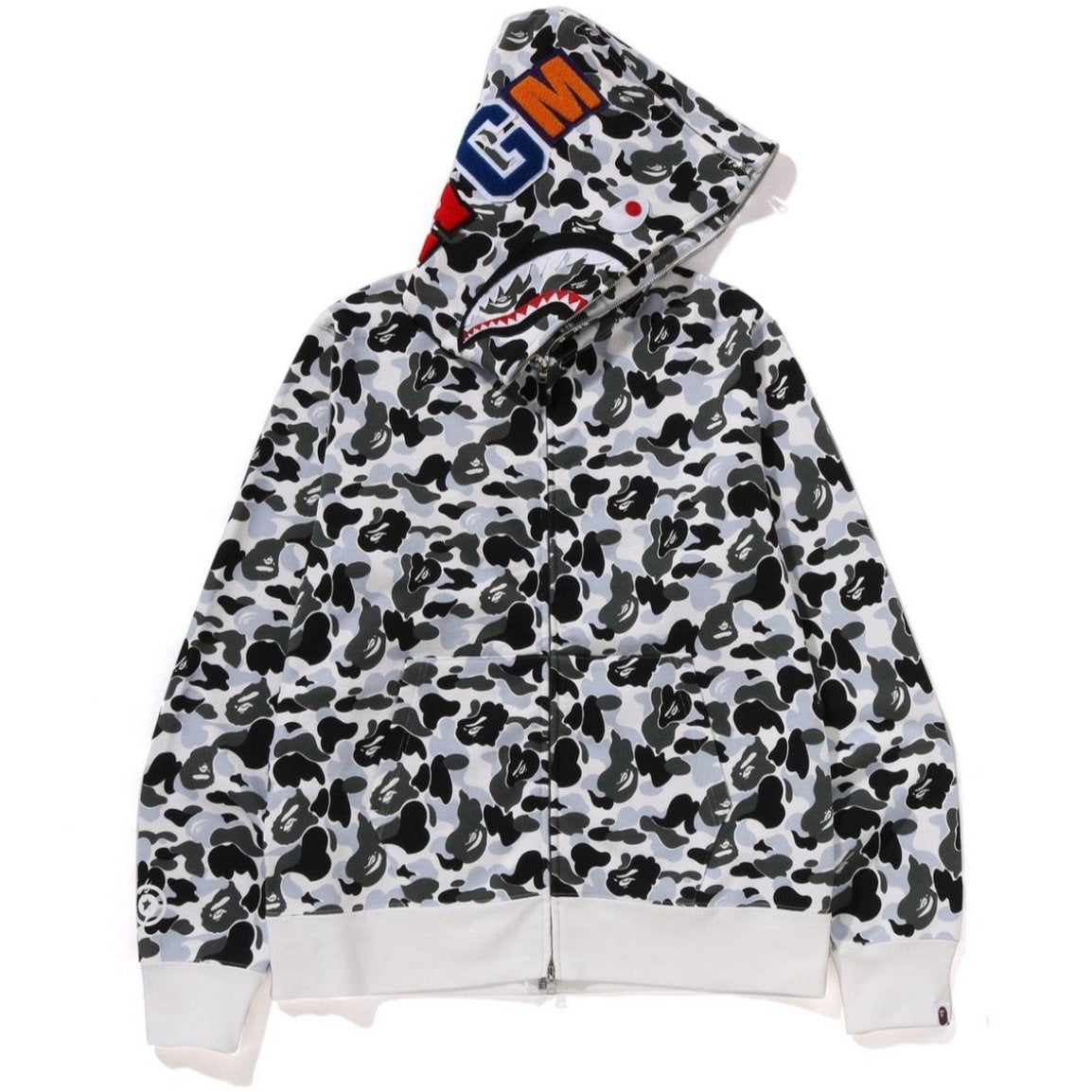 BAPE KYOTO SEPARATE SHARK FULL ZIP HOODIE