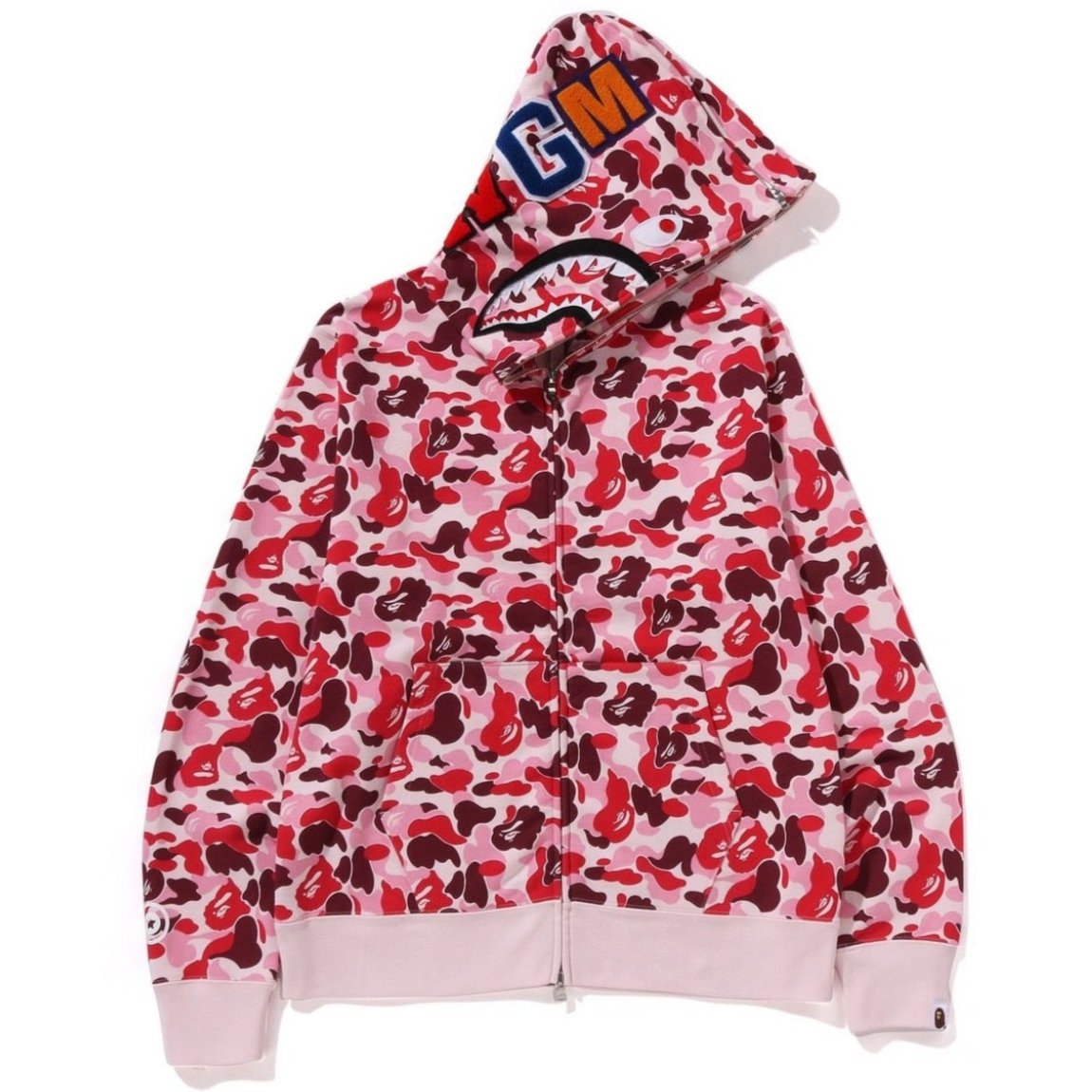BAPE HIROSHIMA SEPARATE SHARK FULL ZIP HOODIE