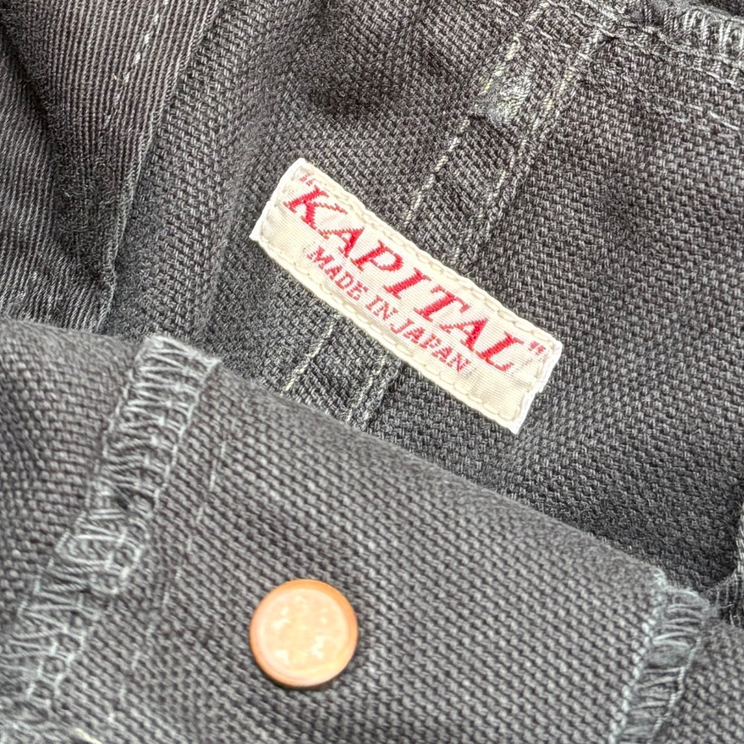 Kapital Post-Dyed Thin Canvas Sarouel Nouvelle Pants