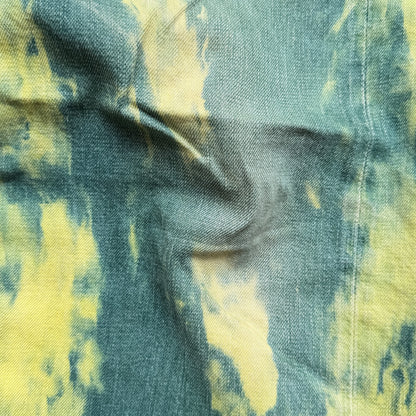Kapital No.4 Denim 5P Selvedge Wide Leg Pants (Washed Tie Dye)