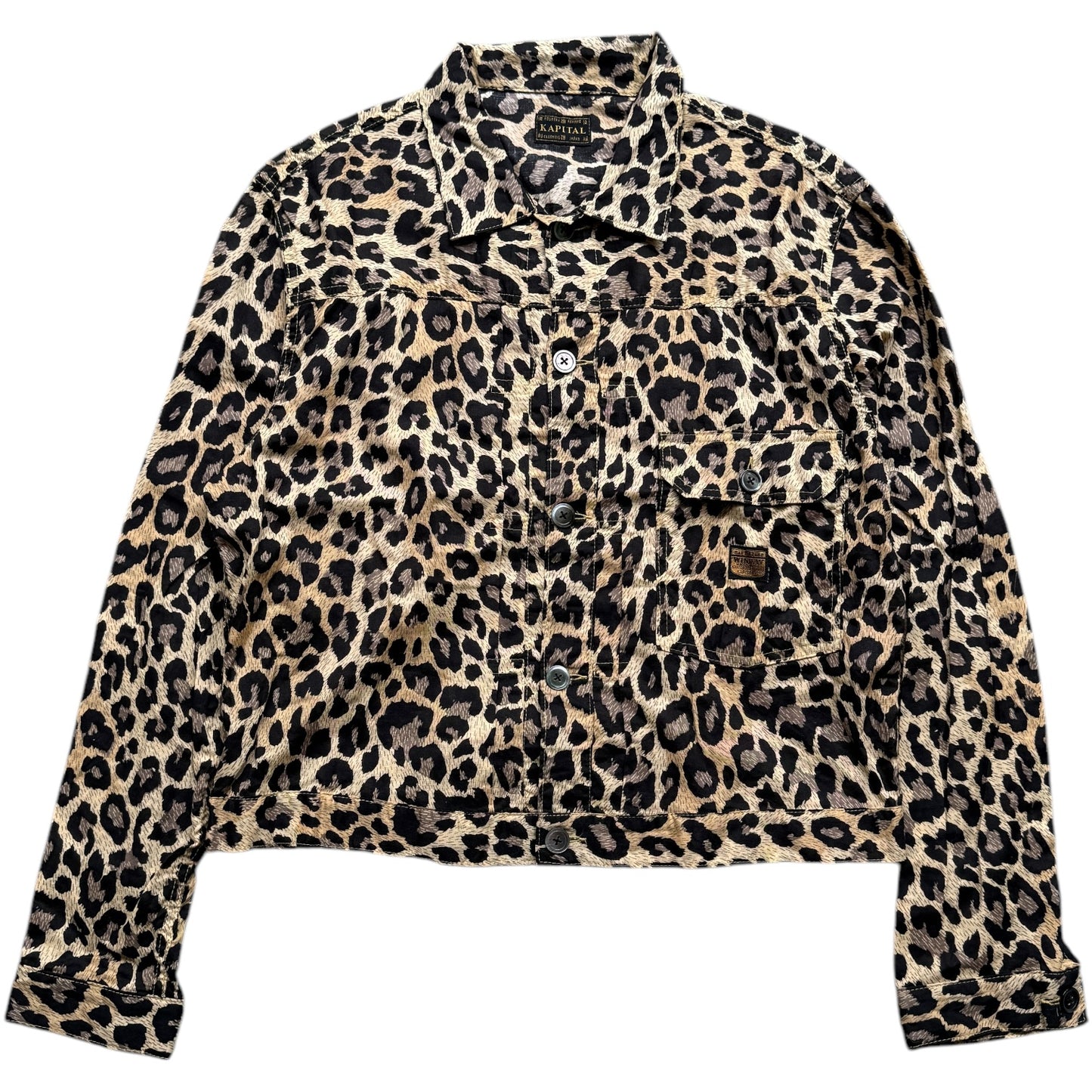 Kapital Gauze Leopard Print 1st Jacket