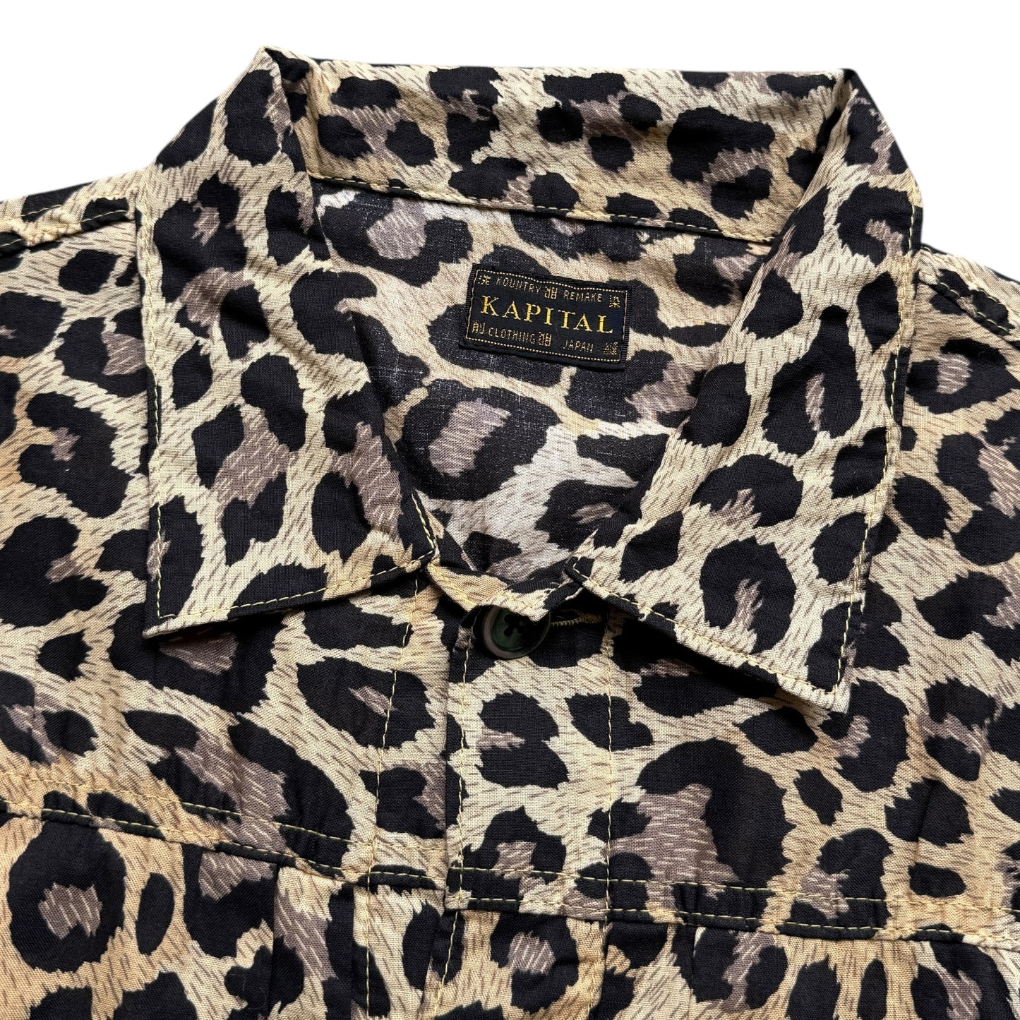 Kapital Gauze Leopard Print 1st Jacket