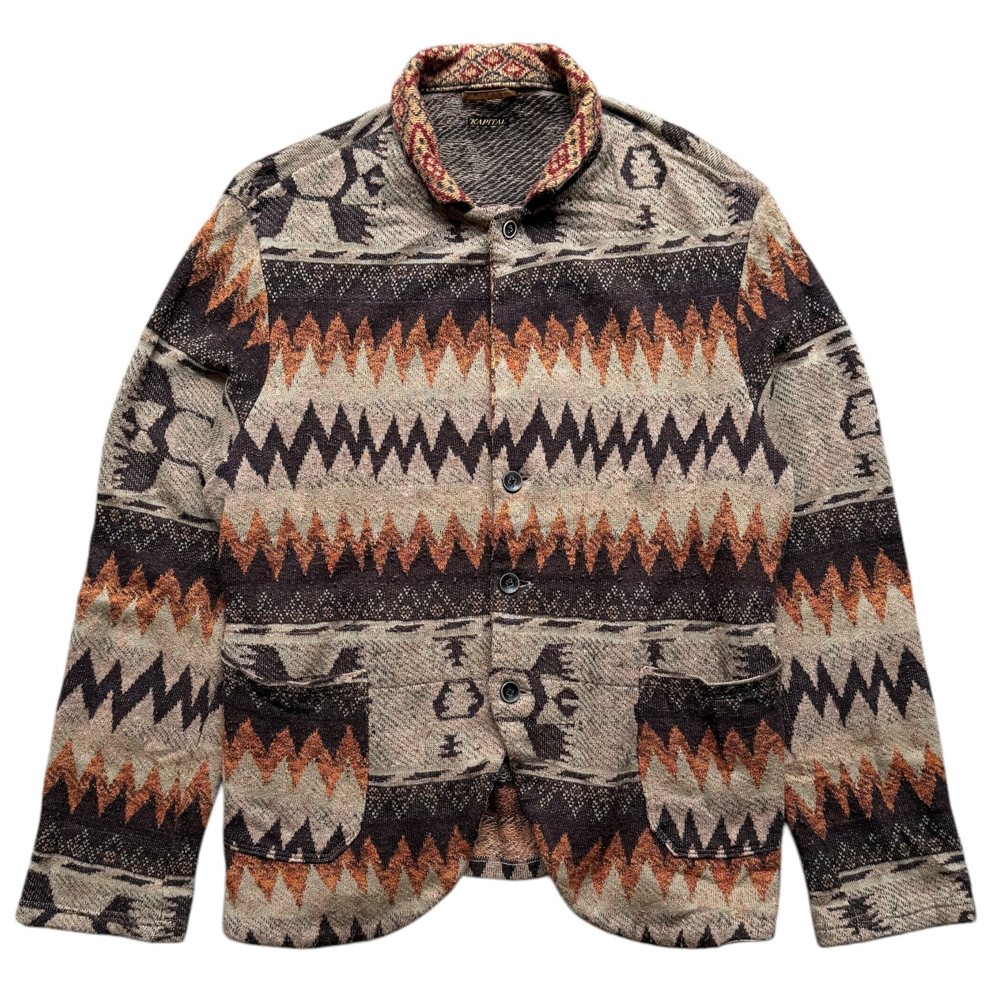 Kapital Navajo Print Wool Shirt