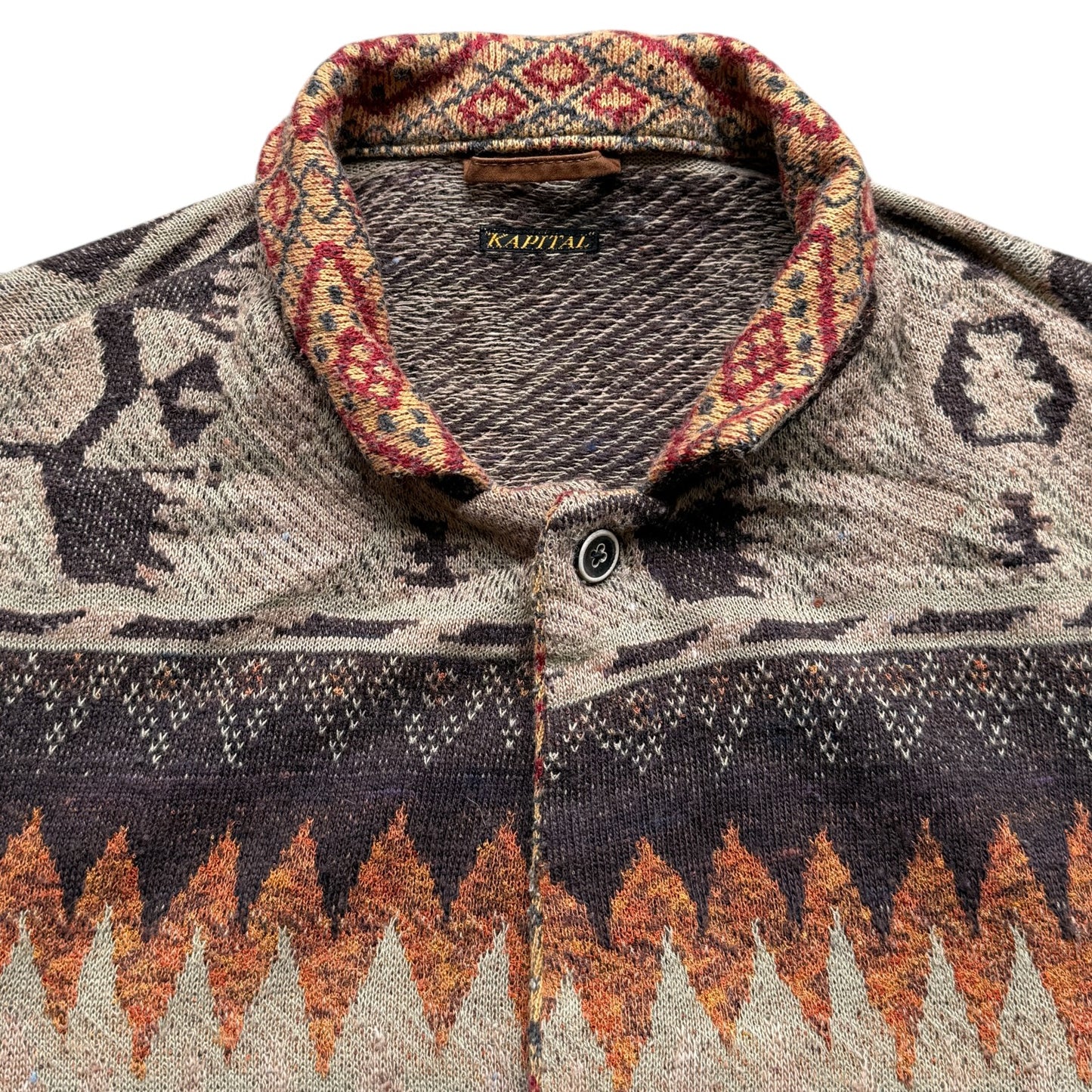 Kapital Navajo Print Wool Shirt