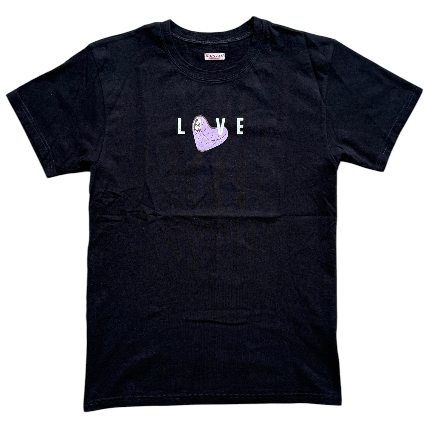 Kapital Jersey Crew T-Shirt (Love Print)