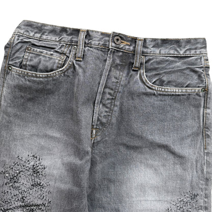 Kapital 14oz Black Denim 5P Monkey Cisco (3 Year Processing)