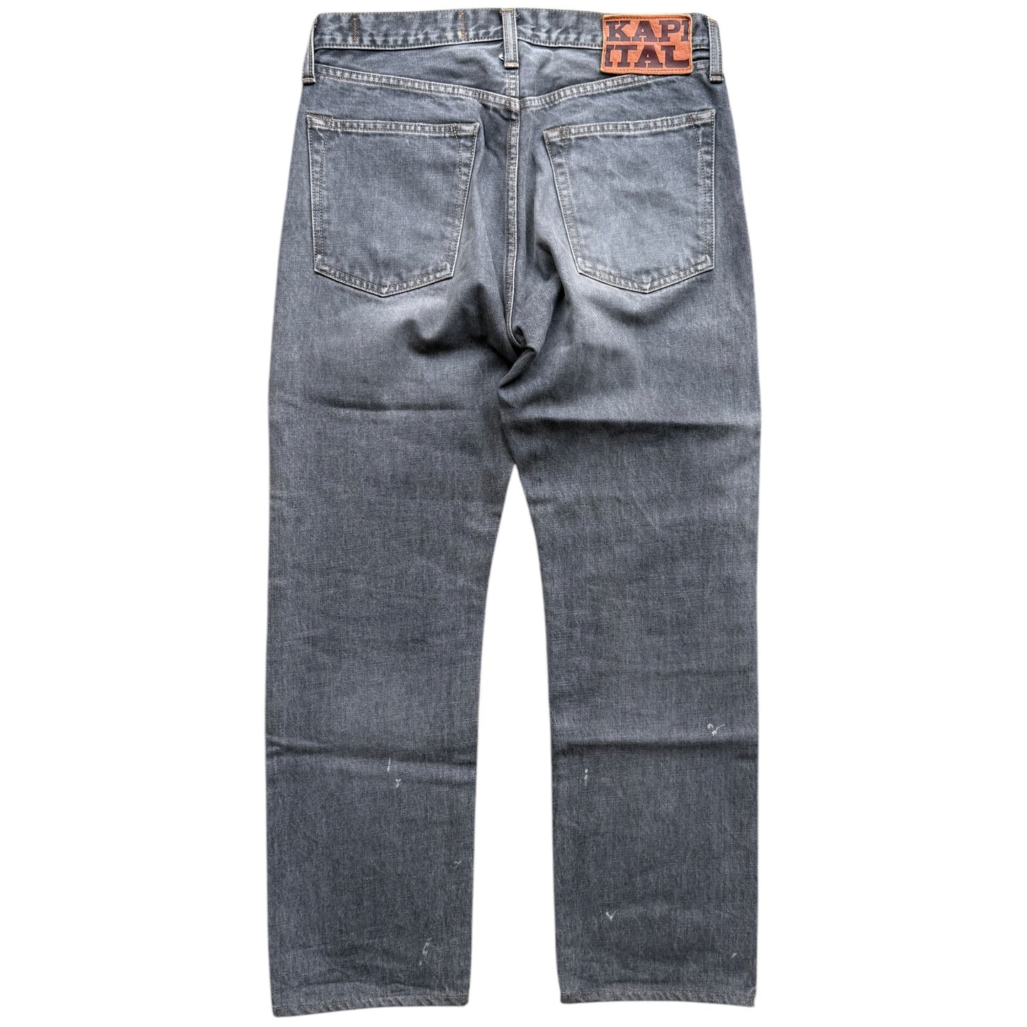 Kapital 14oz Black Denim 5P Monkey Cisco (3 Year Processing)