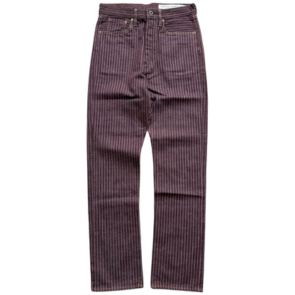Kapital 5P Denim Pinstripe Sashiko Pants