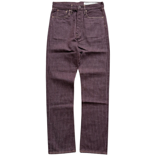 Kapital 5P Denim Pinstripe Sashiko Pants