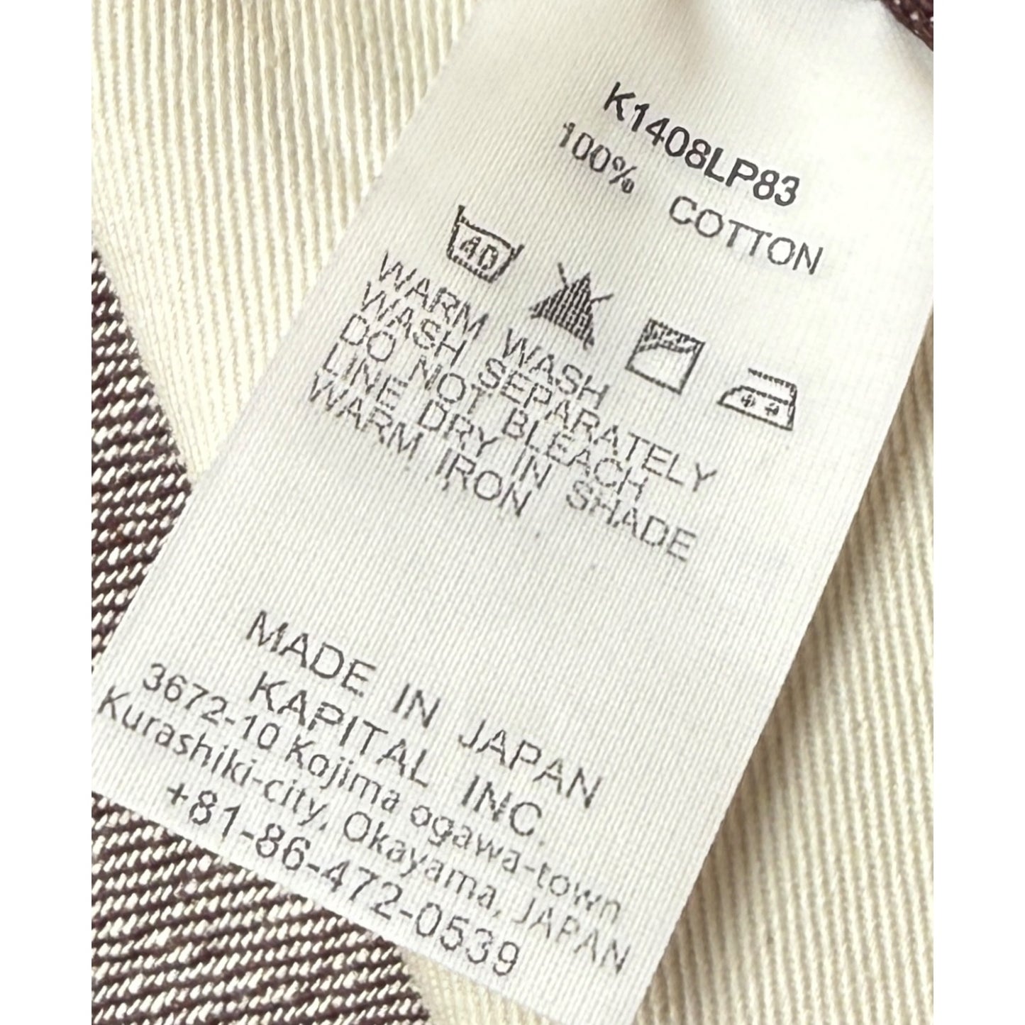 Kapital 5P Denim Pinstripe Sashiko Pants