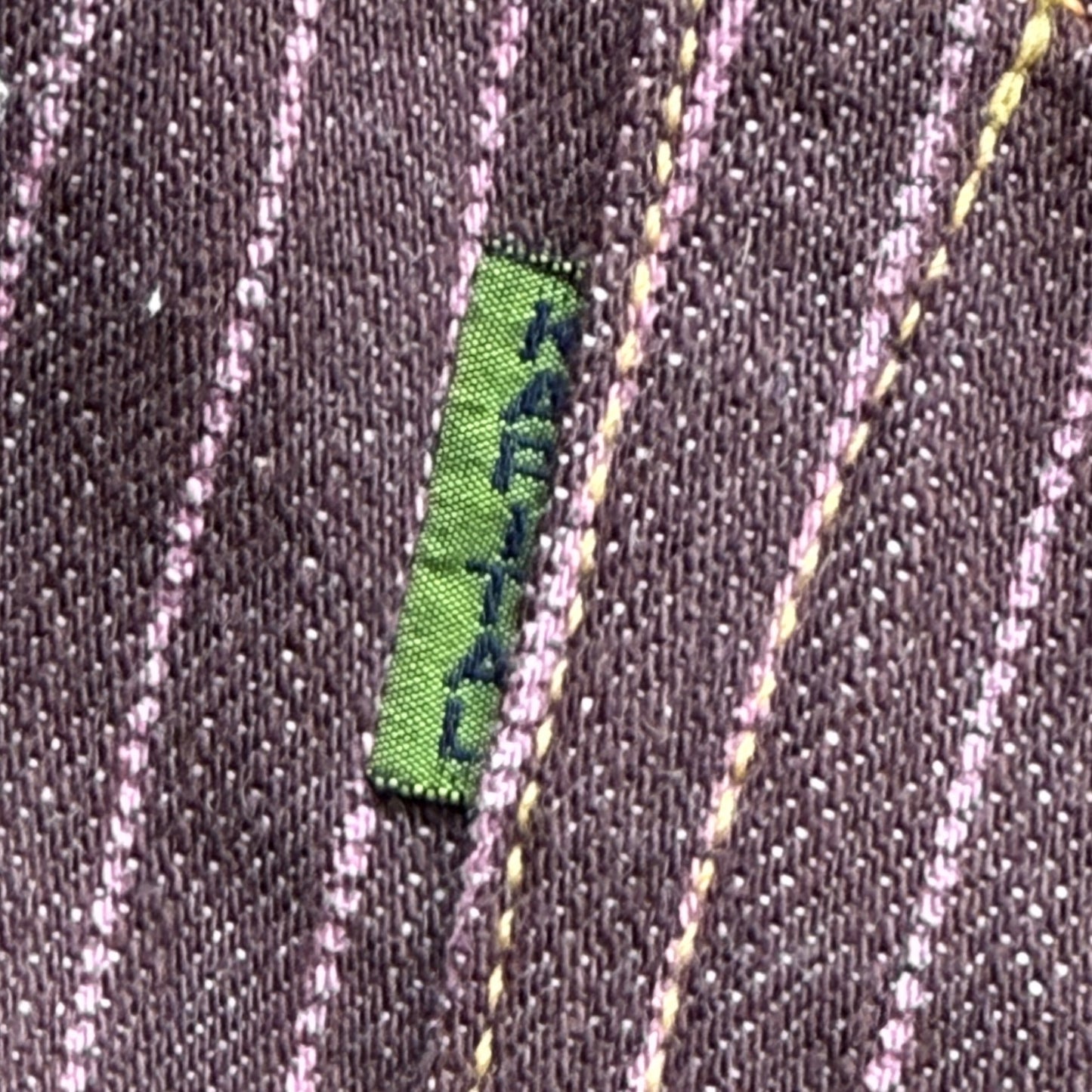 Kapital 5P Denim Pinstripe Sashiko Pants