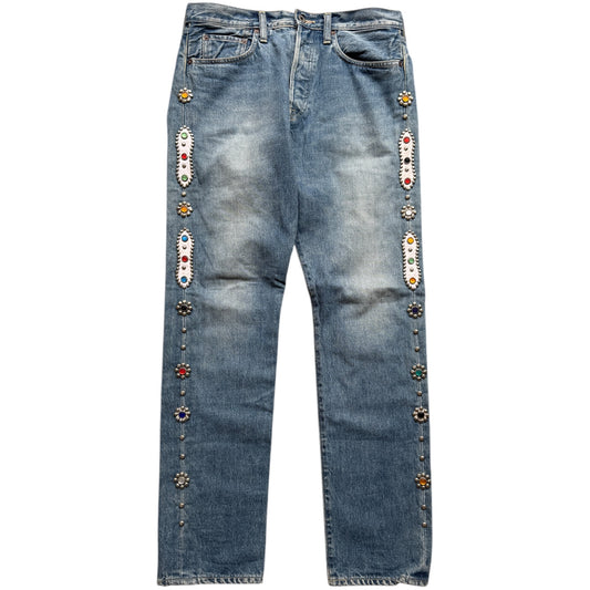 Kapital 14oz Denim 5P Monkey CISCO (Studs Remake)