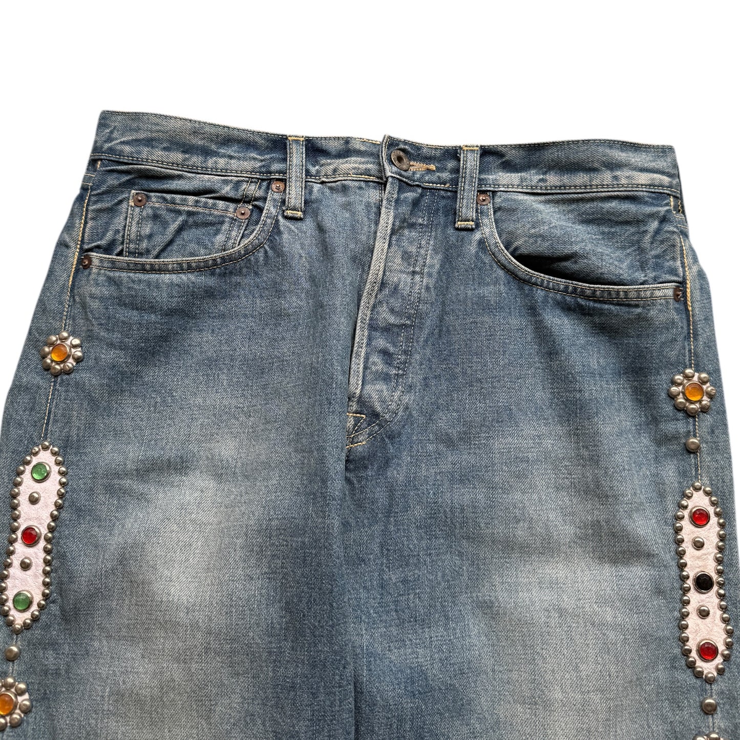 Kapital 14oz Denim 5P Monkey CISCO (Studs Remake)